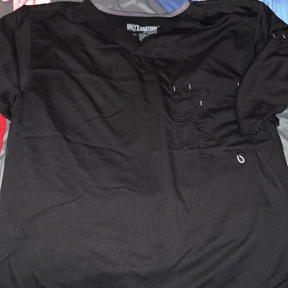 Black Grey’s Anatomy Scrub Top